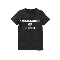 Ambassador of Christ T-shirt zwart