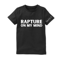 Rapture on my mind T-shirt zwart voorkant